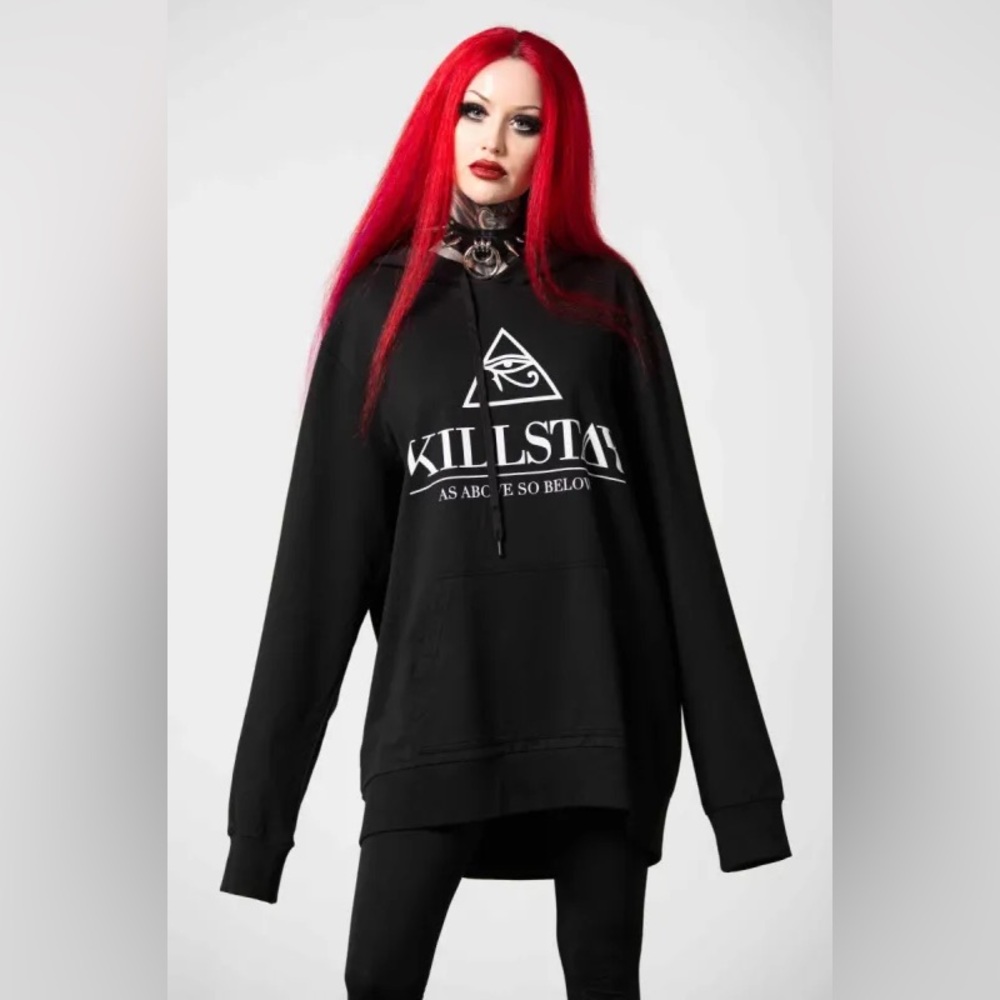 Killstar Black Sweatshirt Size 4XL Unisex